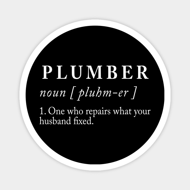 Plumber Definition Magnet by sunima